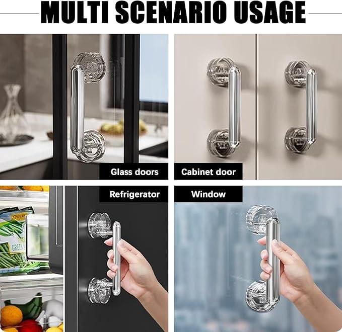 Crystal Suction Door Handle Home Essentials