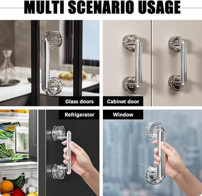 Crystal Suction Door Handle Home Essentials