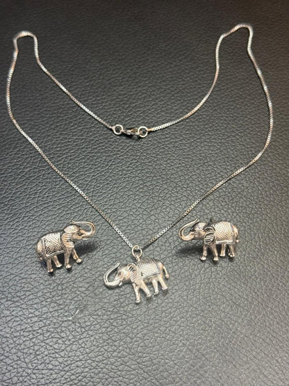Elephant Necklace Set