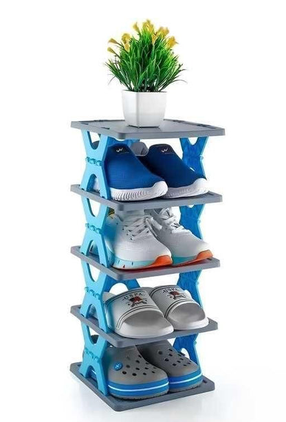 Smart Foldable Shoes Tier Shoe Rack 4 Layer Home Essentials
