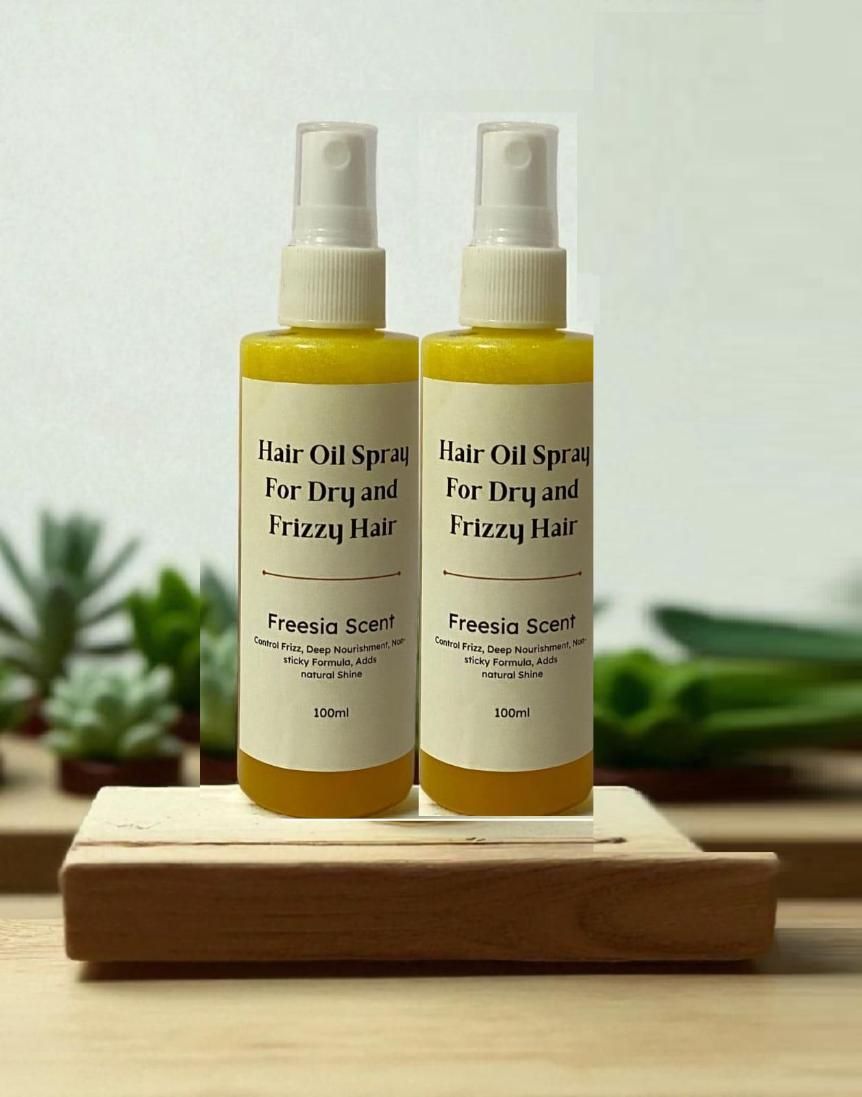 Hair Oil Spray for Dry & Fizzy Hair 100ml Each (Pack of 2) Personal Care