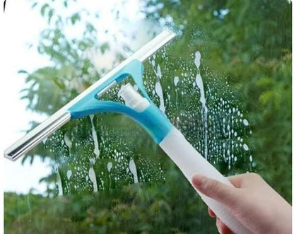 Rubber and Aluminum Wiper with Water Sprayer Tool c&b Accessories