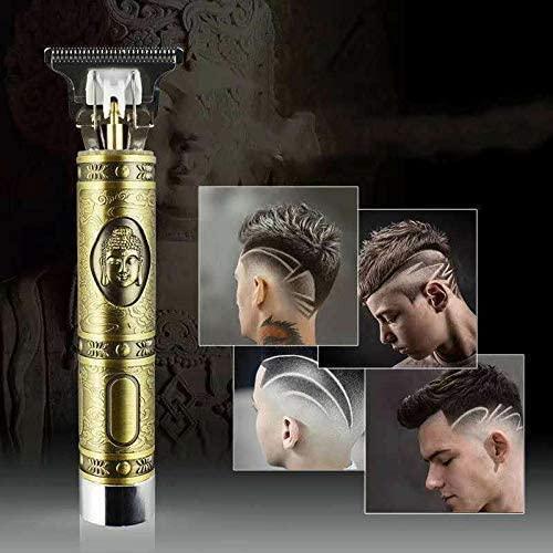 Hair Trimmer For Men Buddha Style Trimmer, Professional Hair Clipper, Adjustable Blade Clipper, Hair Trimmer and Shaver,Retro Oil Head Close Cut Precise hair Trimming Machine (Golden) Personal Care