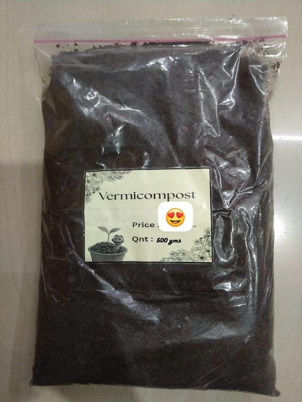 Organic Vermicompost 500gm Home Essentials