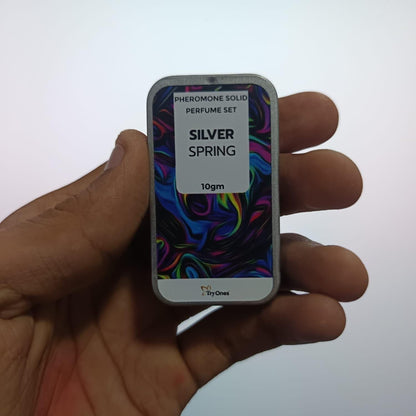 Pheromone Solid Perfume Set Silver Spring 20 gm Pack of 2 Beauty & Personal Care