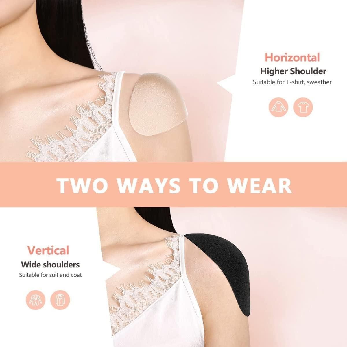 Soft Silicone Anti-slip Shoulder Push-up Pads Women Western