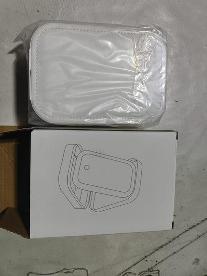 White Jewelry Box with LED Mirror Home Essentials