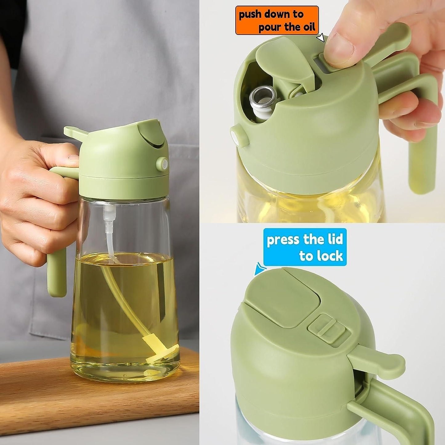 500ml Portable Sprayer Oil Dispenser Home Essentials