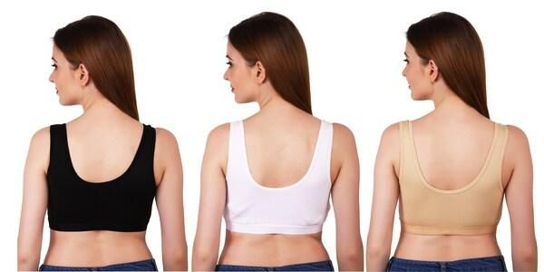 Womens Multicolor Air Bra (Pack of 3) Women Western