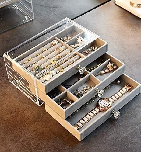 3 Layer Jewellery Storage Box Accessories