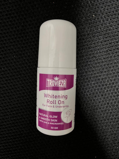 Trovieza Whitening Roll on Cream for Face & Underarm, for Skin Glow & Moisturization, 50gm