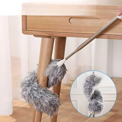 Flexible Mop Duster for Quick and Easy Cleaning with Long Rod Home Essentials