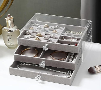 3 Layer Jewellery Storage Box Accessories