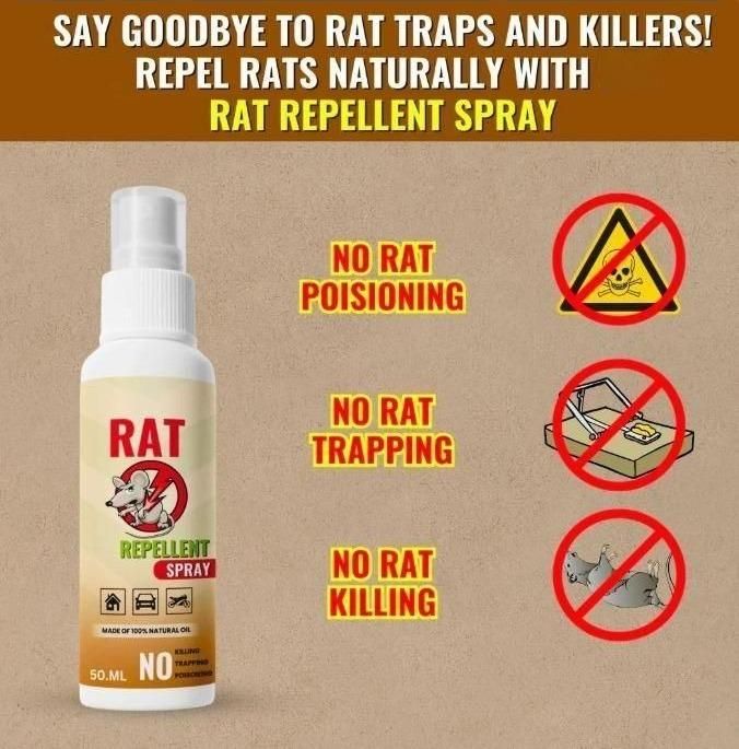 Ratbuster Spray 50ML (Pack of 3) Home Essentials