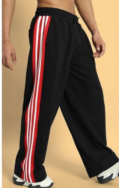 Striped Men Relaced Fit Track Pant Women Western