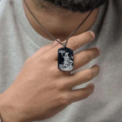 Guiding Krishna Godform Pendant with Chain Jewellery