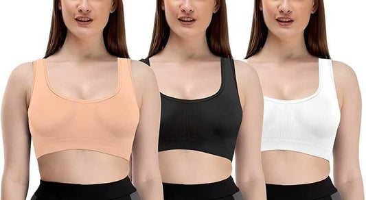 Womens Multicolor Air Bra (Pack of 3) Women Western
