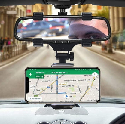 Rearview Mirror Phone Holder for Car Electronics