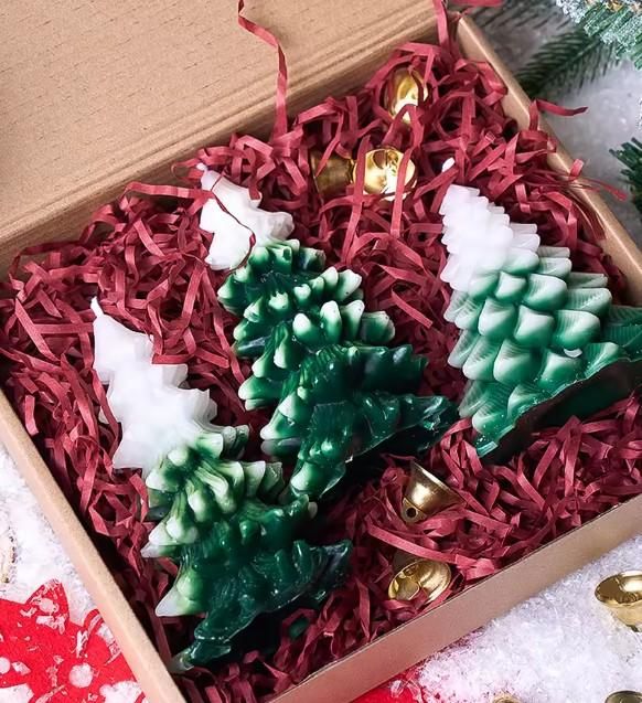 Long Scented Christmas Tree Candle Home Essentials