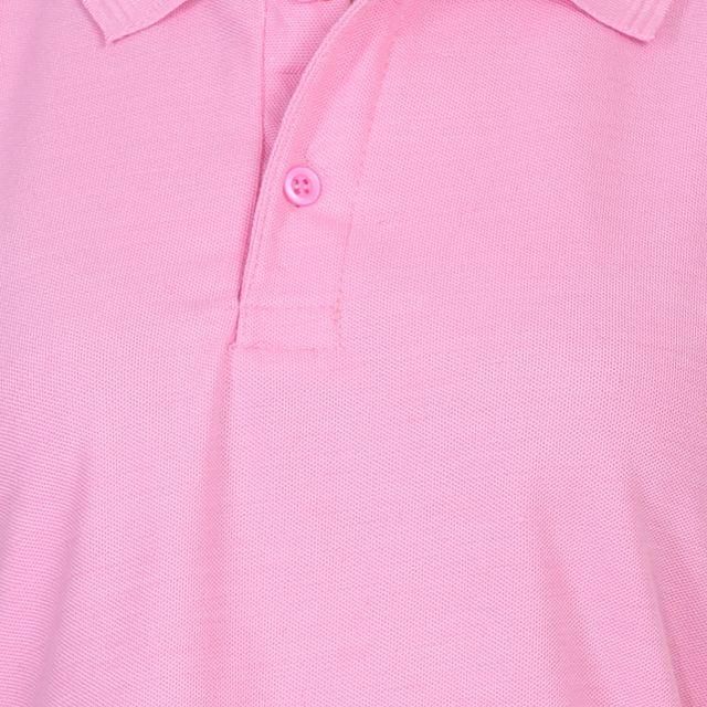 Ketex Pink Cotton Blend Polo Neck Tshirt Women Western