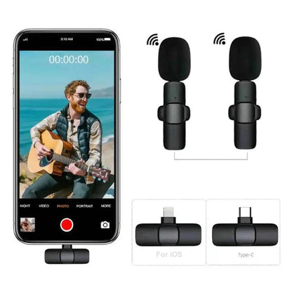 IMPORTED WIRELESS LAVALIER MICROPHONE AUDIO VIDEO RECORDING Electronics
