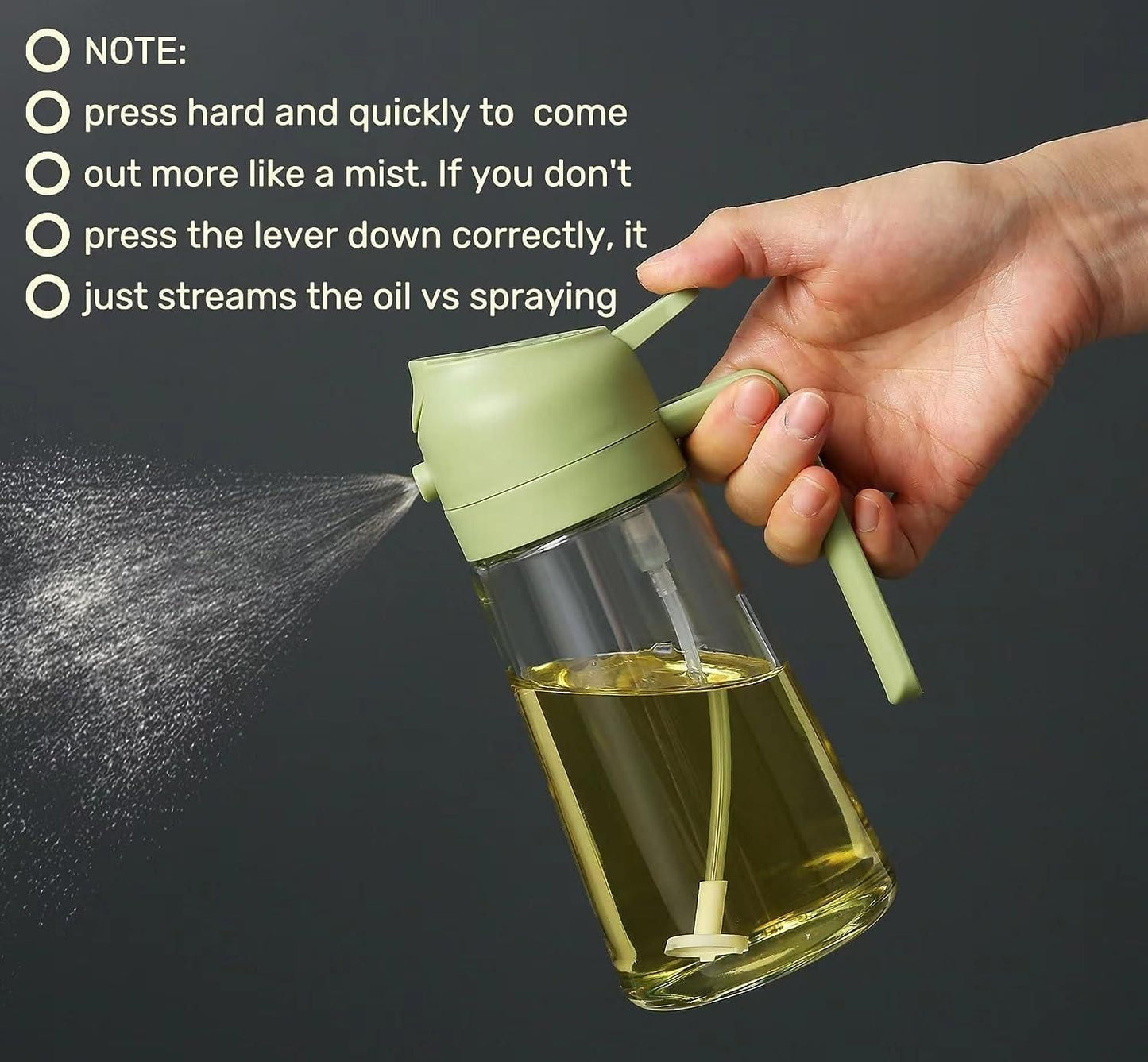 500ml Portable Sprayer Oil Dispenser Home Essentials