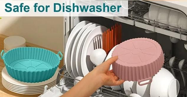 Air Fryer Silicone Baking Tray Reusable  Mold Home Essentials