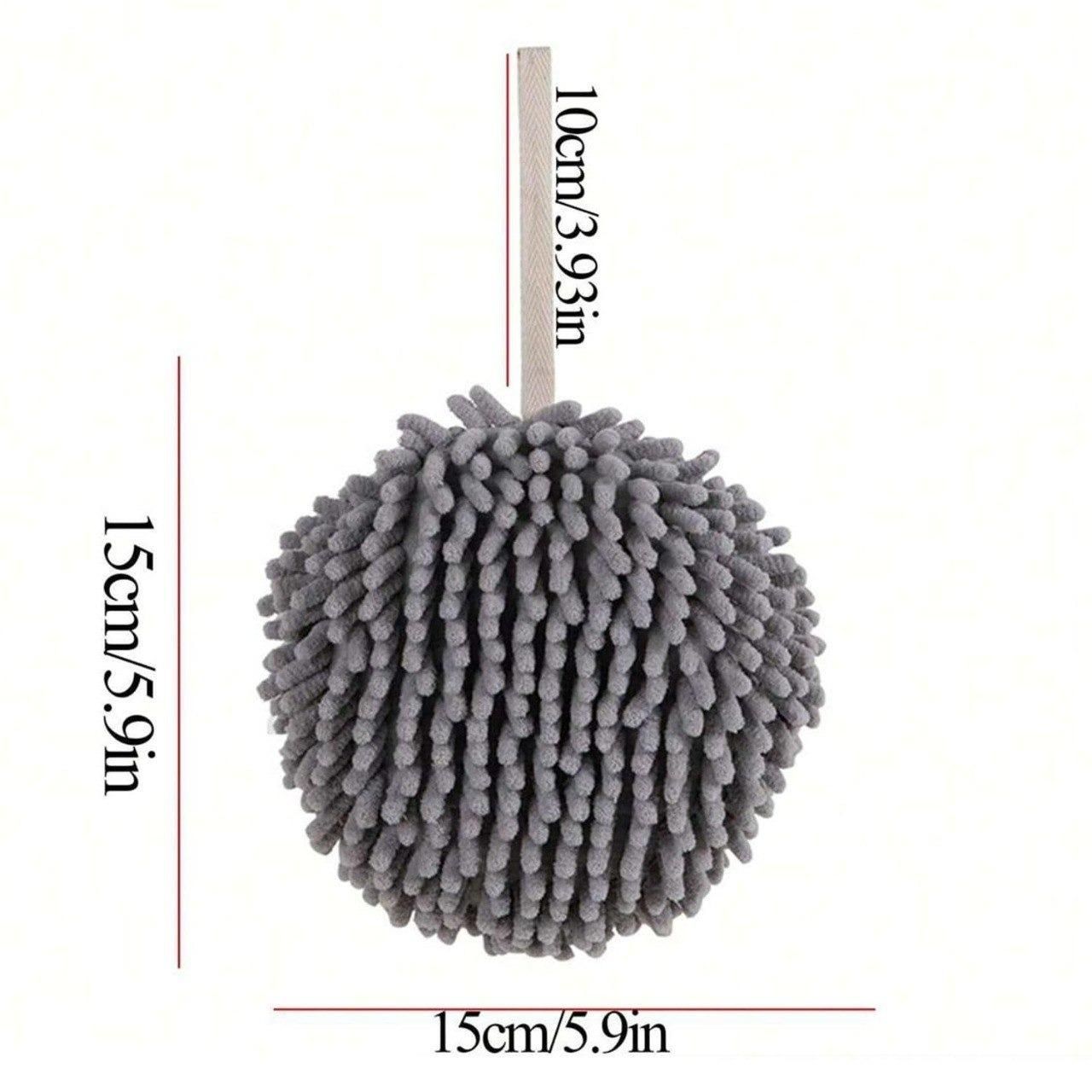 Fuzzy Ball Shaped Towel Home Essentials