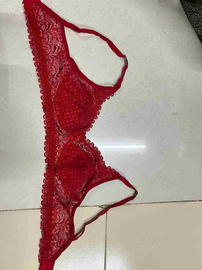 Girls Full Coverage Non-Padded Net Bra (Pack of 2) Women Western