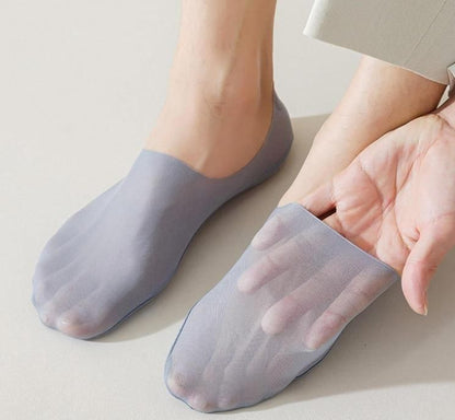 Silicone Non-slip Invisible No Show Socks(Pack Of 1) Accessories